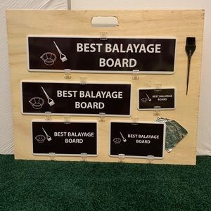 Board hair balayage color